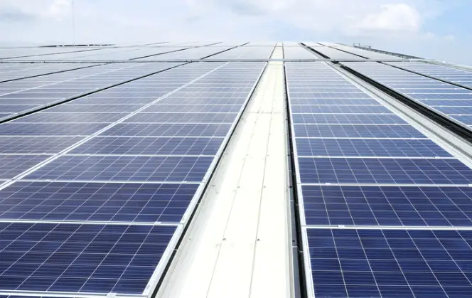 PV Anlage auf Flachdach