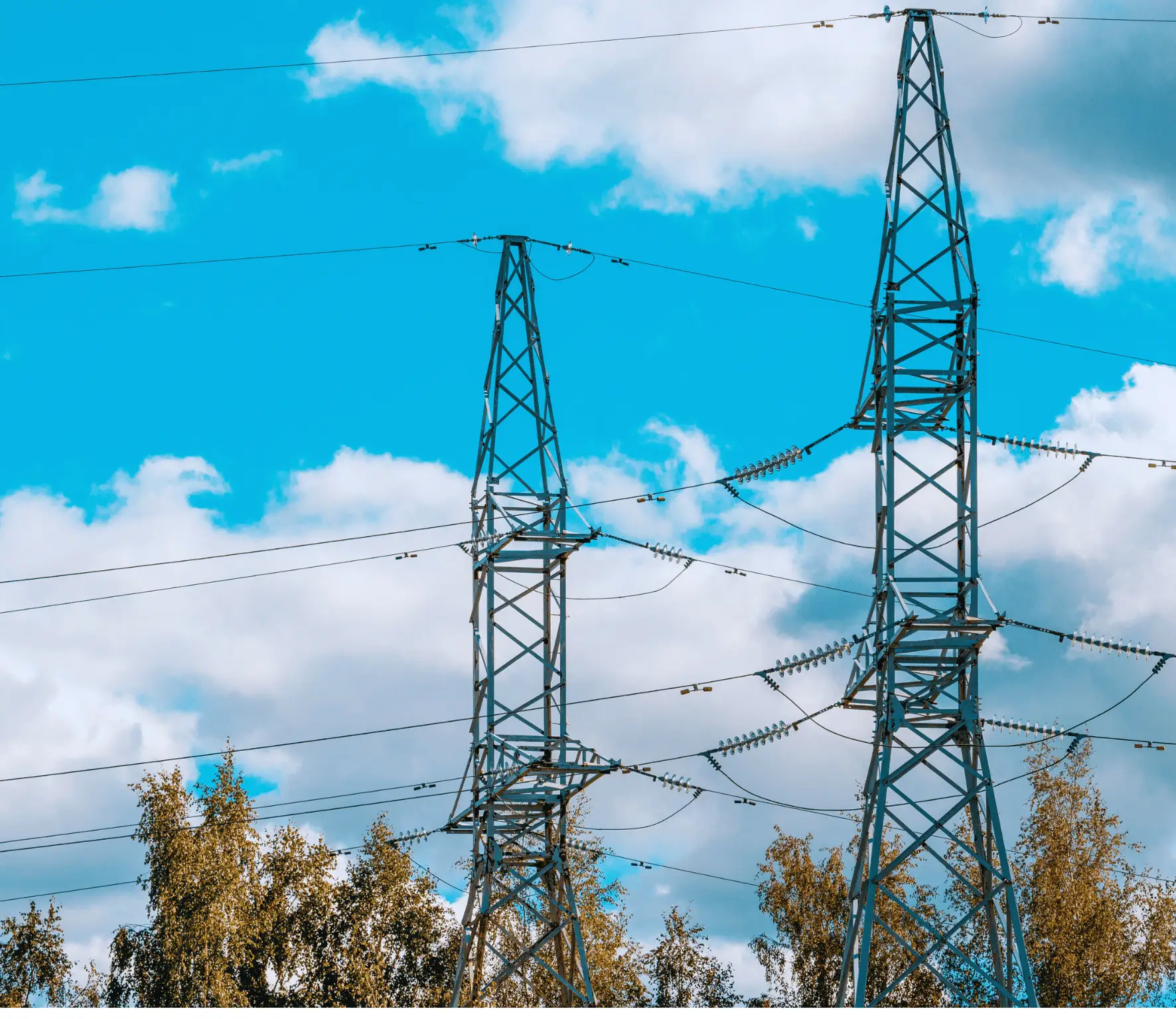 Stromnetz Energiewende Freileitung