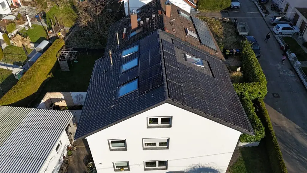 Photovoltaik Analge auf einem Haus