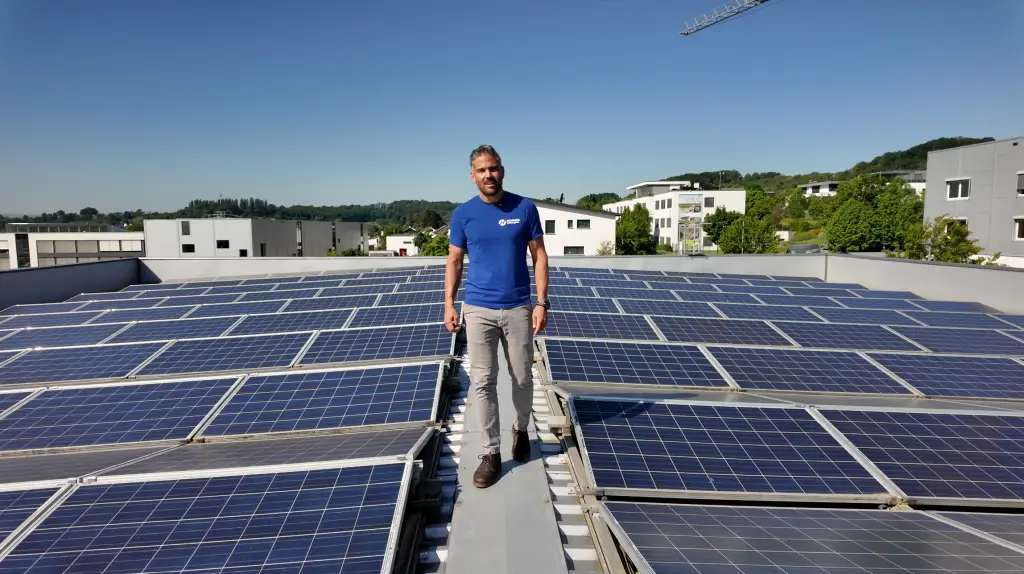 150 kWp Photovoltaik auf den Hallendächern von Marziale Coolinaria in Nürtingen"