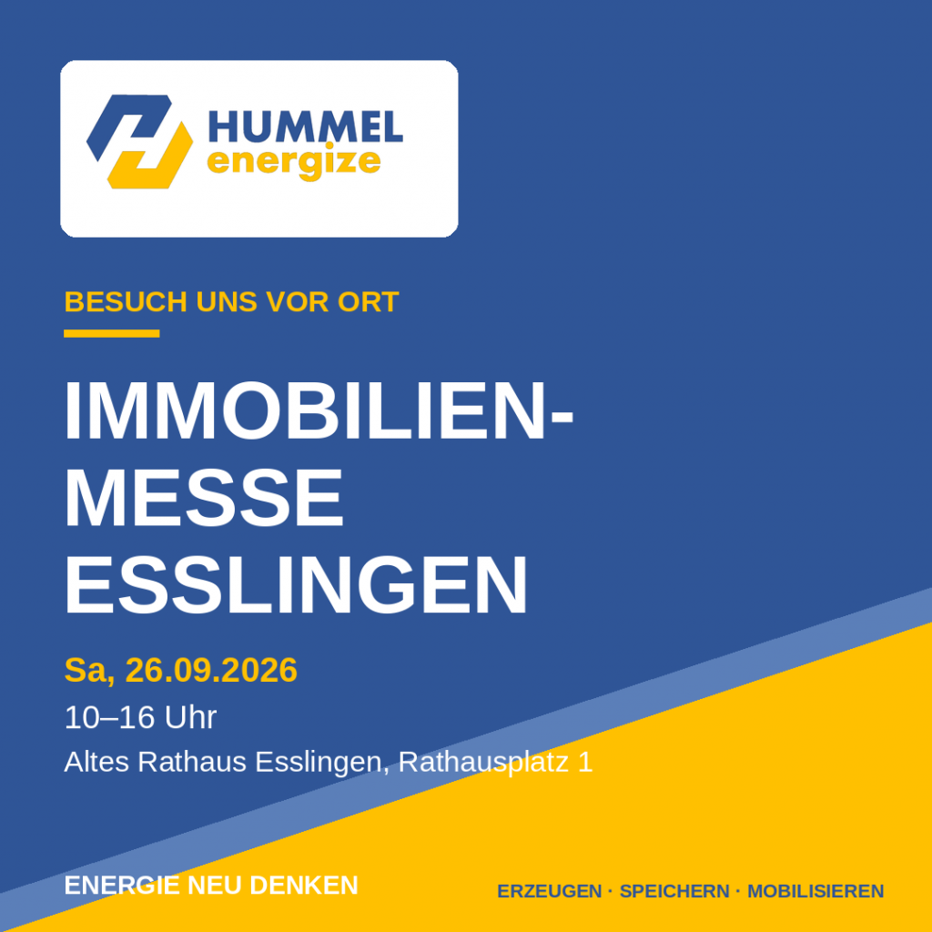 Deine Immobilie kann mehr – wir zeigen dir wie. ⚡
Auf der Immobilienmesse Esslingen sind wir mit dabei und beraten dich rund um Photovoltaik, Stromspeicher und Ladelösungen fürs E-Auto. Ob Bauherr, Eigentümer oder einfach neugierig: Bei uns erfährst du, wie du mit deiner eigenen Energie unabhängiger und nachhaltiger wohnst.